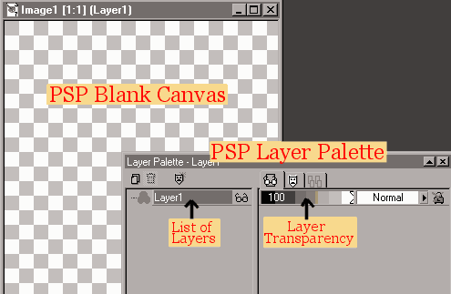 Beginning with the Layer Palette