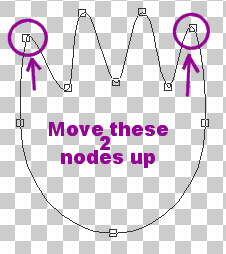 move nodes up